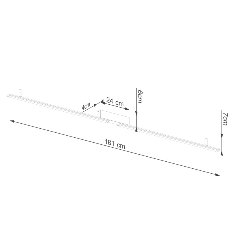 Plafon LED Thoro Lagom 181cm - Nowoczesne Oświetlenie
