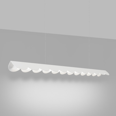 Lampa wisząca Biscuit Thoro | Biała, LED, 131cm | Sklep z lampami
