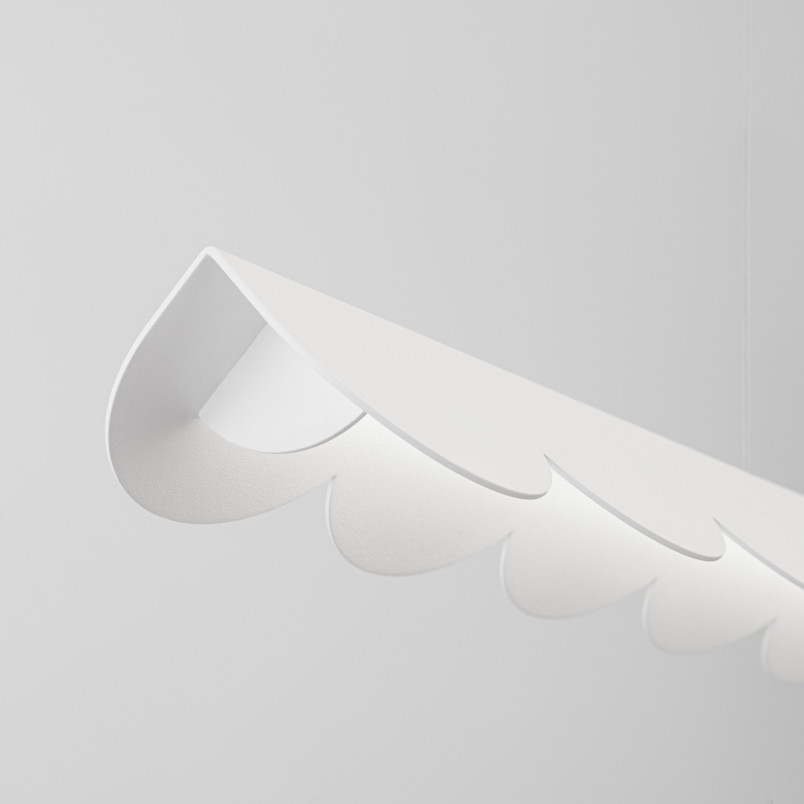 Lampa wisząca Biscuit Thoro | Biała, LED, 131cm | Sklep z lampami