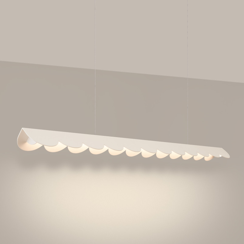 Lampa wisząca Biscuit Thoro - Beżowa, LED, 131cm - Kup Teraz!