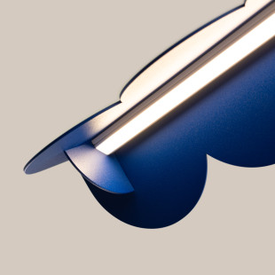 Lampa wisząca Biscuit | Niebieska, LED Thoro | Kup online