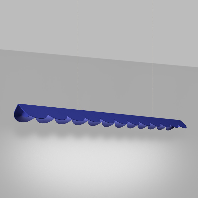 Lampa wisząca Biscuit niebieska Thoro | Design i funkcjonalność