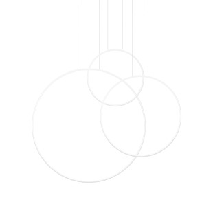 Lampa wisząca Rio III LED biała Thoro | Nowoczesny design