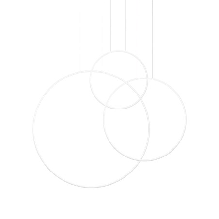 Lampa wisząca Rio III LED biała Thoro | Nowoczesny design