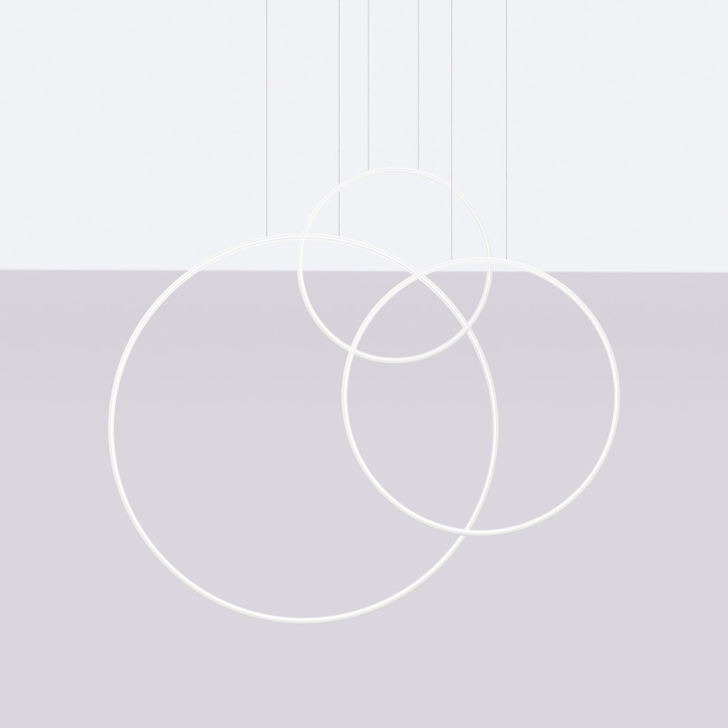 Lampa wisząca Rio III LED biała Thoro | Nowoczesny design