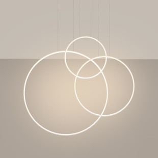 Lampa wisząca Rio III LED biała Thoro | Nowoczesny design