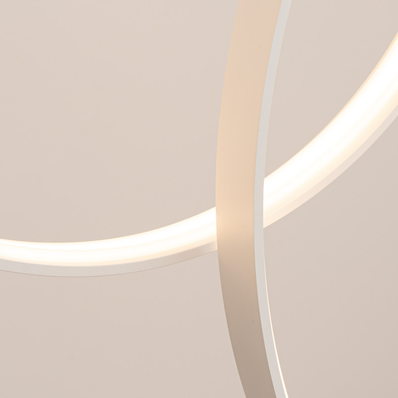 Lampa wisząca Rio III LED biała Thoro | Nowoczesny design