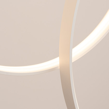 Lampa wisząca Rio III LED biała Thoro | Nowoczesny design