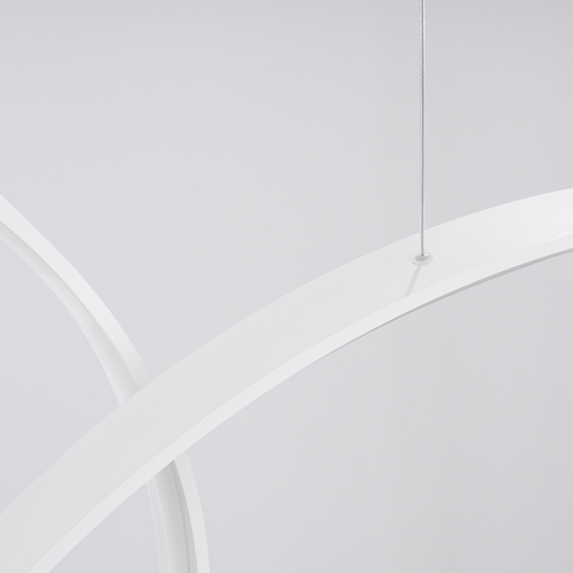 Lampa wisząca Rio III LED biała Thoro | Nowoczesny design