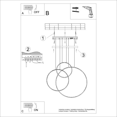 Lampa Wisząca Rio III Thoro - Nowoczesny Design LED