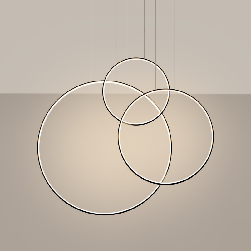 Lampa Rio III Thoro: Nowoczesna lampa wisząca LED czarna