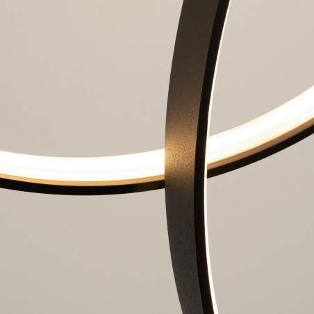 Lampa Rio III Thoro: Nowoczesna lampa wisząca LED czarna