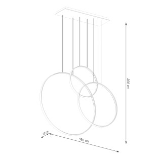 Lampa wisząca Rio III Thoro - Nowoczesny design, LED