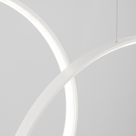 Lampa wisząca Rio V LED biała Thoro - Nowoczesny design