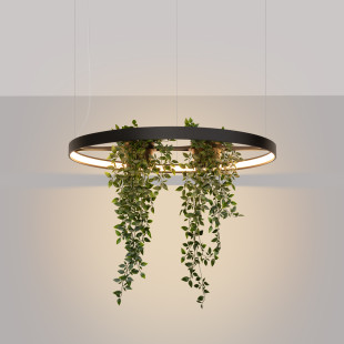 Lampa wisząca Rio Bio czarna LED Thoro - Nowoczesny design