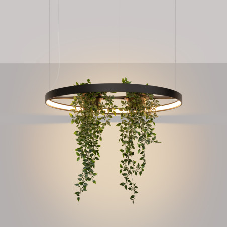 Lampa wisząca Rio Bio czarna LED Thoro - Nowoczesny design