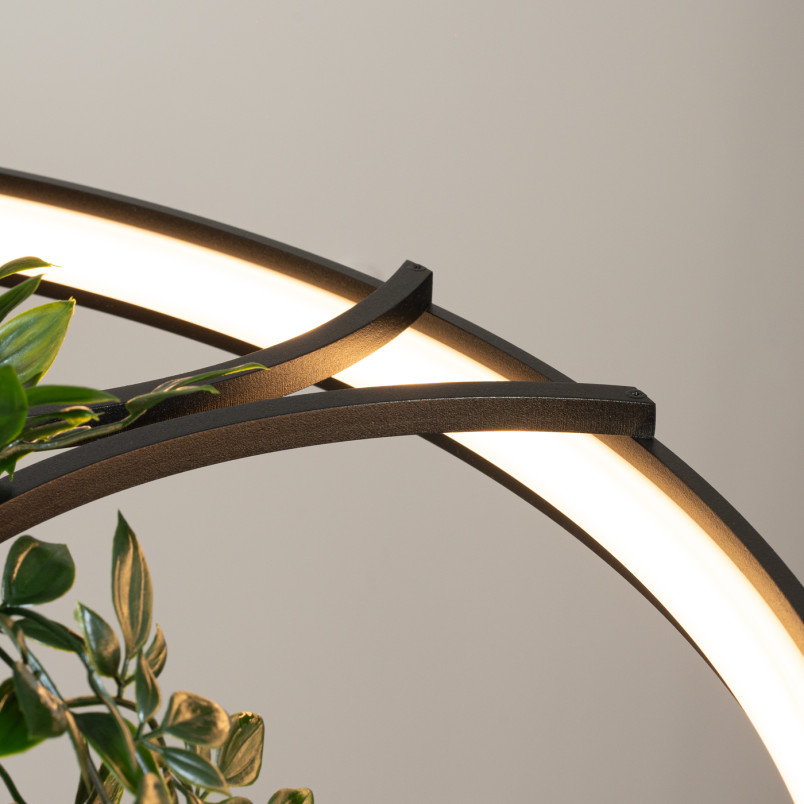 Lampa wisząca Rio Bio czarna LED Thoro - Nowoczesny design