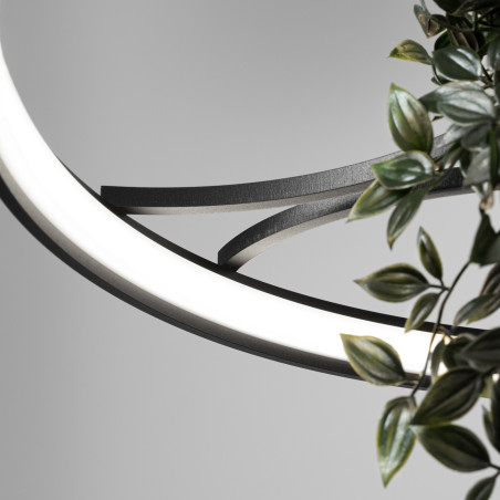 Lampa Wisząca Rio Bio Czarna LED Thoro | Nowoczesny Design