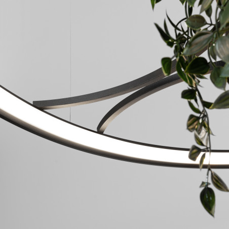 Lampa Wisząca Rio Bio Czarna LED Thoro | Nowoczesny Design