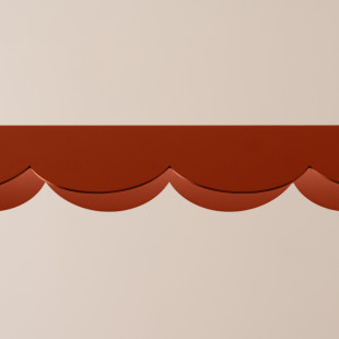 Lampa wisząca Biscuit Thoro | Czerwona, LED, 131cm
