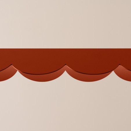 Lampa wisząca Biscuit Thoro | Czerwona, LED, 131cm
