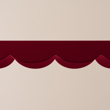 Lampa wisząca Biscuit Thoro | Czerwona, LED, 131cm