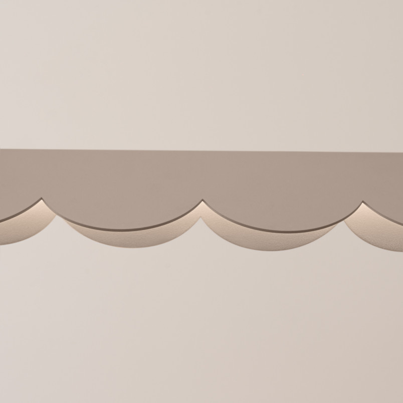 Lampa wisząca Biscuit Thoro - Designerski design, LED, Taupe