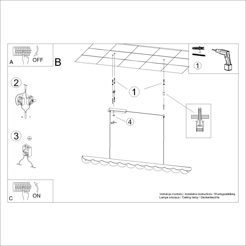 Lampa wisząca Biscuit Thoro - Designerski design, LED, Taupe