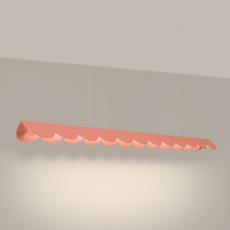 Lampa wisząca Biscuit różowa Thoro | Design i funkcjonalność