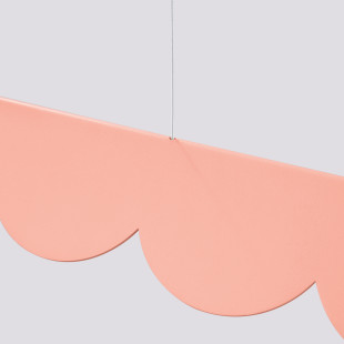 Lampa wisząca Biscuit różowa Thoro | Design i funkcjonalność
