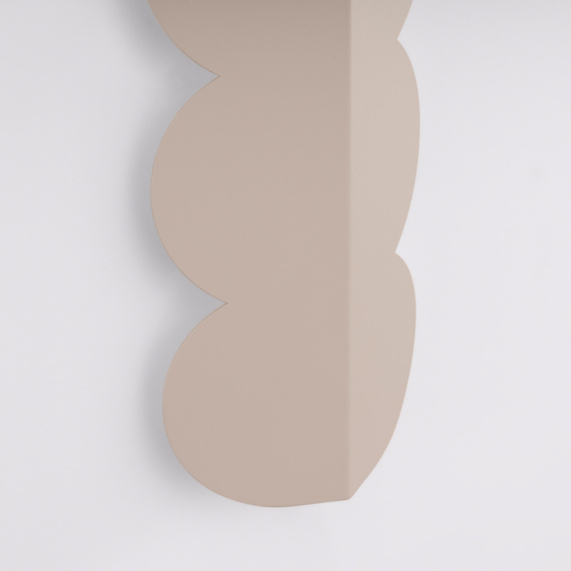 Kinkiet Biscuit taupe Thoro | Designerski kinkiet w stylu retro