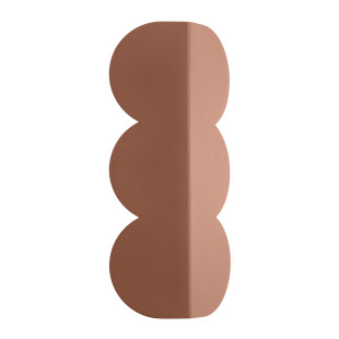 Kinkiet Biscuit Thoro - Designerski kinkiet ścienny, mocca