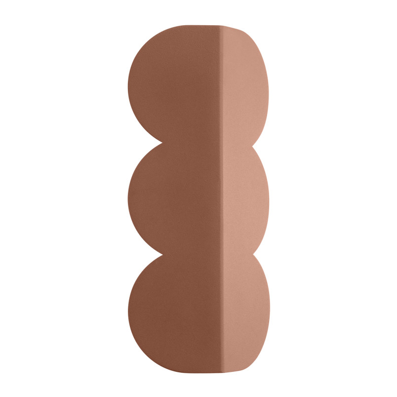 Kinkiet Biscuit Thoro - Designerski kinkiet ścienny, mocca
