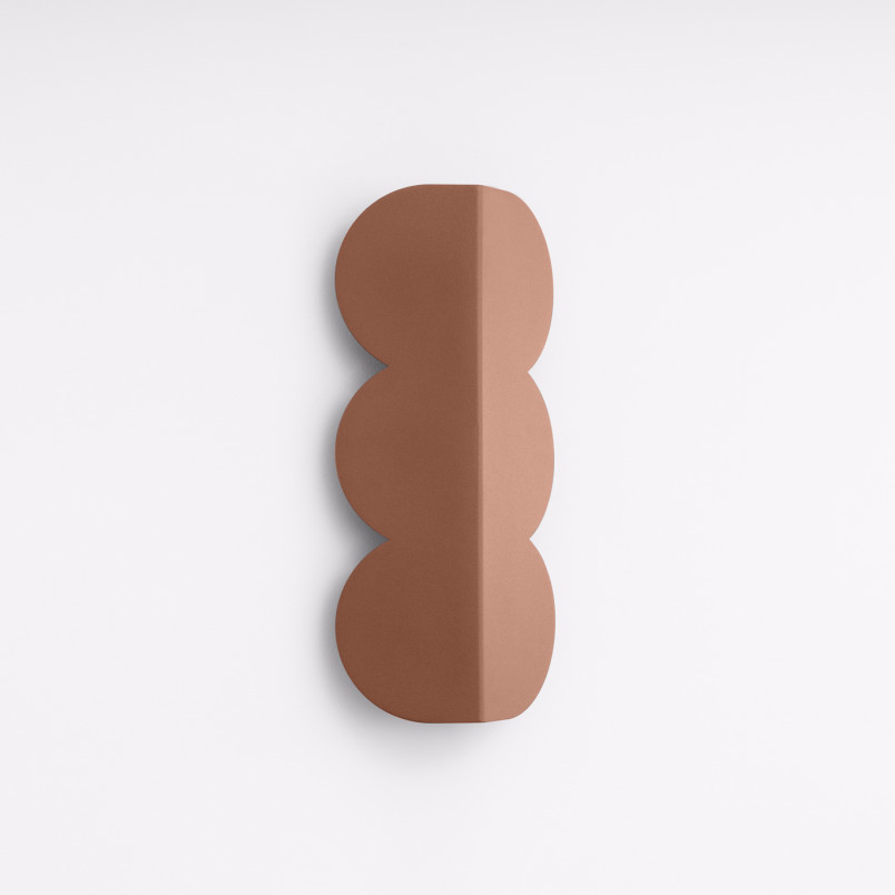 Kinkiet Biscuit Thoro - Designerski kinkiet ścienny, mocca