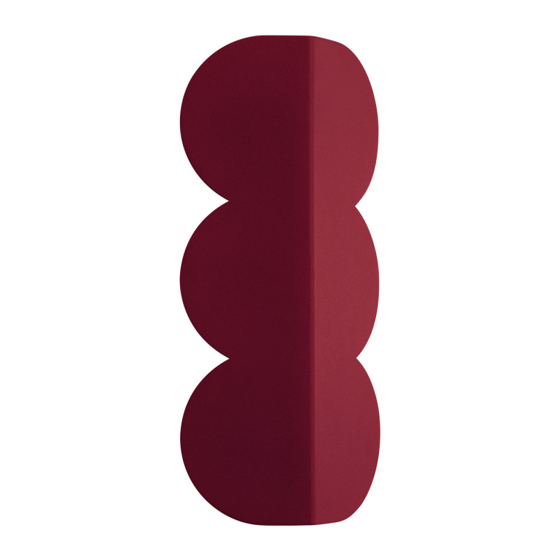 Kinkiet Biscuit burgund Thoro | Designerski kinkiet retro