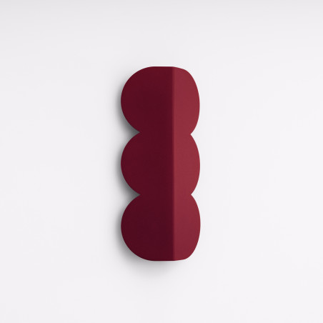 Kinkiet Biscuit burgund Thoro | Designerski kinkiet retro