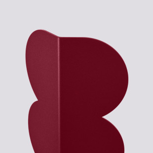 Kinkiet Biscuit burgund Thoro | Designerski kinkiet retro