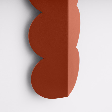 Kinkiet Biscuit Thoro - Designerski, Czerwony | Światło