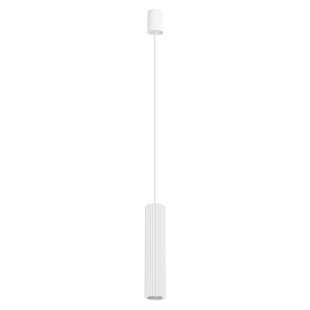 Lampa wisząca tuba biała LED Thoro Ivar - nowoczesny design