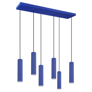 Lampa wisząca Thoro Ivar VI - niebieska LED | Sklep z lampami