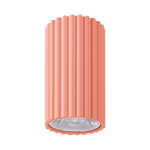Plafon LED Ivar brzoskwiniowy Thoro - Retro spot do salonu