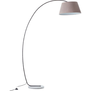 Lampa podłogowa Brok | Loftowa, Brązowo-Szara | Brilliant