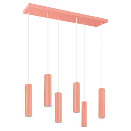 Lampa wisząca Thoro Ivar VI - Różowa, LED, 80cm | Sklep z Lampami