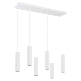 Lampa wisząca Thoro Ivar VI - biała LED 80cm | Sklep z lampami