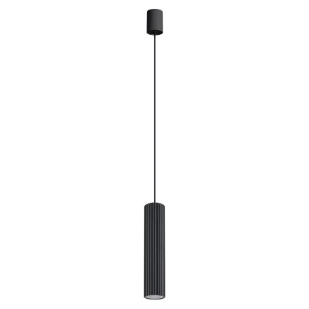 Lampa wisząca Thoro Ivar - czarna, tuba LED | Sklep z lampami