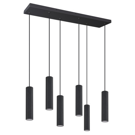 Lampa wisząca Thoro Ivar VI - Czarna, LED, 80cm | Sklep z lampami
