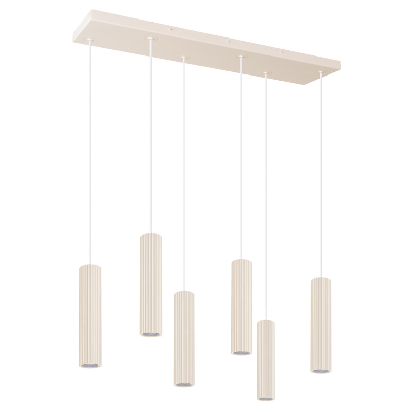 Lampa wisząca Thoro Ivar VI beżowa LED - 80cm | Sklep z lampami