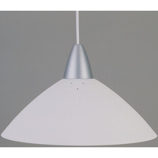 Lampa wisząca Logo biała Brilliant - Eleganckie oświetlenie