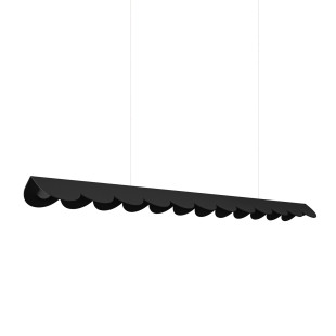 Lampa wisząca Biscuit czarna LED Thoro | Design i funkcjonalność