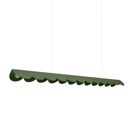 Lampa wisząca Biscuit zielona Thoro | Design i funkcjonalność